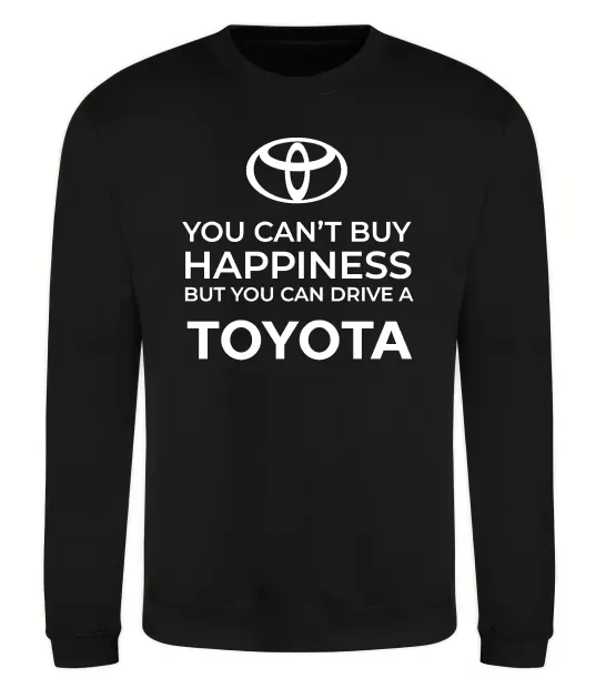 Свитшот You can drive toyota Черный фото