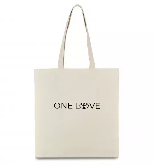 Эко-сумка Toyota one love Бежевый фото