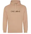 Чоловіча толстовка (худі) Toyota one love Пісочний фото