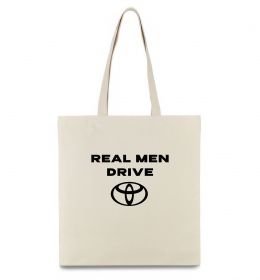 Эко-сумка Real men drive Toyota