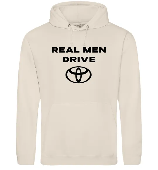 Чоловіча толстовка (худі) Real men drive Toyota Таш фото