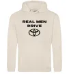 Чоловіча толстовка (худі) Real men drive Toyota Таш фото