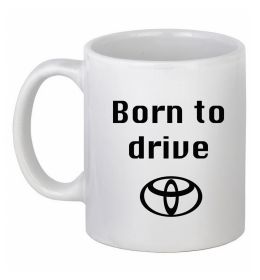 Чашка керамічна Born to drive