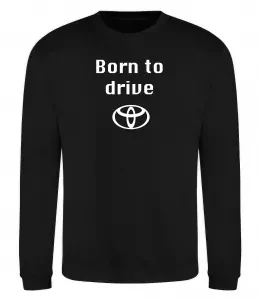 Свитшот Born to drive Черный фото