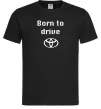 Чоловіча футболка Born to drive Чорний фото