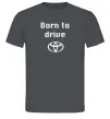 Чоловіча футболка Born to drive Графіт фото