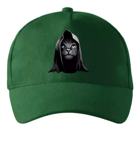 Кепка Кіт в капюшоні Темно-зелений фото