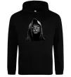 Чоловіча толстовка (худі) Кіт в капюшоні Чорний Чоловіча толстовка (худі) Кіт в капюшоні Чорний фото