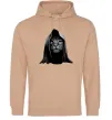 Чоловіча толстовка (худі) Кіт в капюшоні Пісочний Чоловіча толстовка (худі) Кіт в капюшоні Пісочний фото