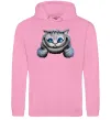 Женская толстовка (худи) Чеширський кіт Розовый фото