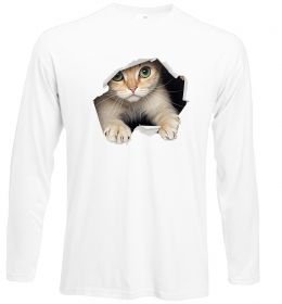 Лонгслив Кіт крізь дірку