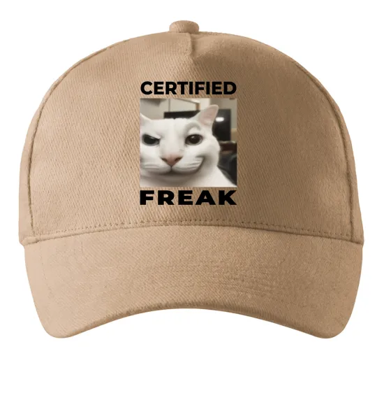 Кепка Certified freak Песочный фото