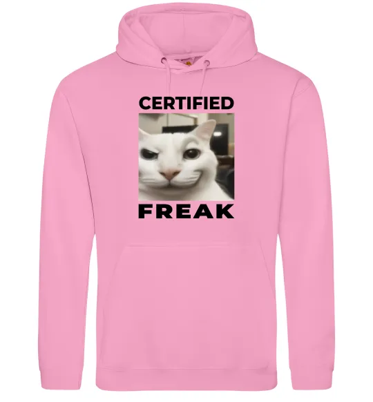 Мужская толстовка (худи) Certified freak Розовый фото