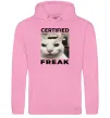 Мужская толстовка (худи) Certified freak Розовый фото