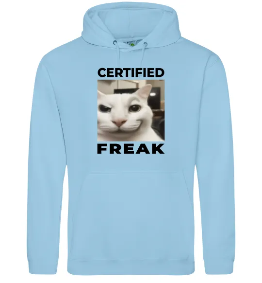 Женская толстовка (худи) Certified freak Голубой фото