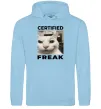 Женская толстовка (худи) Certified freak Голубой фото