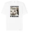Футболка Оверсайз Certified freak Білий фото