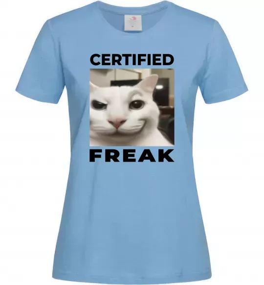 Женская футболка Certified freak Голубой фото