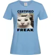 Женская футболка Certified freak Голубой Женская футболка Certified freak Голубой фото