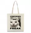 Эко-сумка Certified freak Бежевый фото