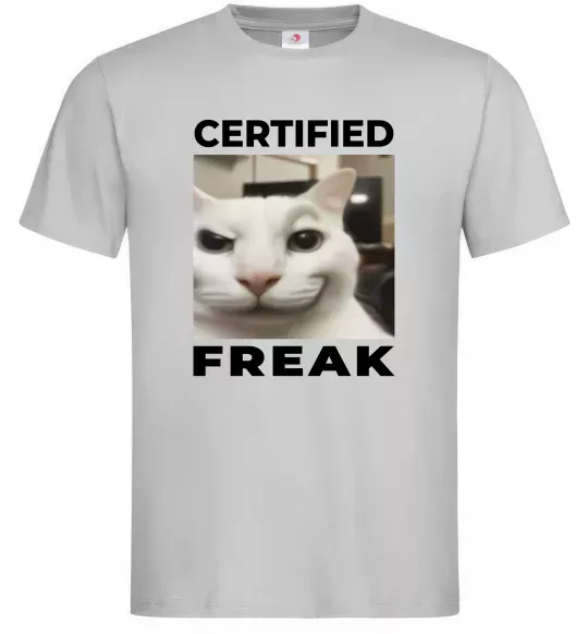 Чоловіча футболка Certified freak Сірий фото