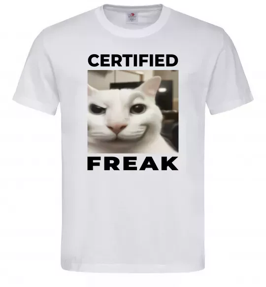Чоловіча футболка Certified freak Білий фото