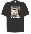 Футболка Оверсайз Certified freak Чорний фото