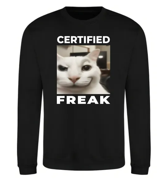 Свитшот Certified freak Черный фото