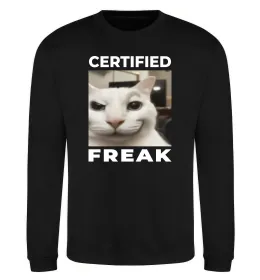 Свитшот Certified freak Черный фото