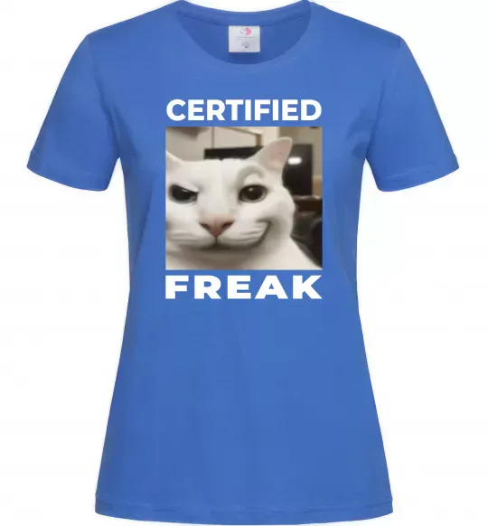Женская футболка Certified freak Ярко-синий фото