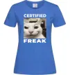Женская футболка Certified freak Ярко-синий Женская футболка Certified freak Ярко-синий фото