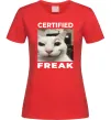 Женская футболка Certified freak Красный Женская футболка Certified freak Красный фото