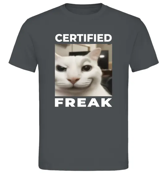 Чоловіча футболка Certified freak Графіт фото