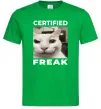 Чоловіча футболка Certified freak Зелений фото