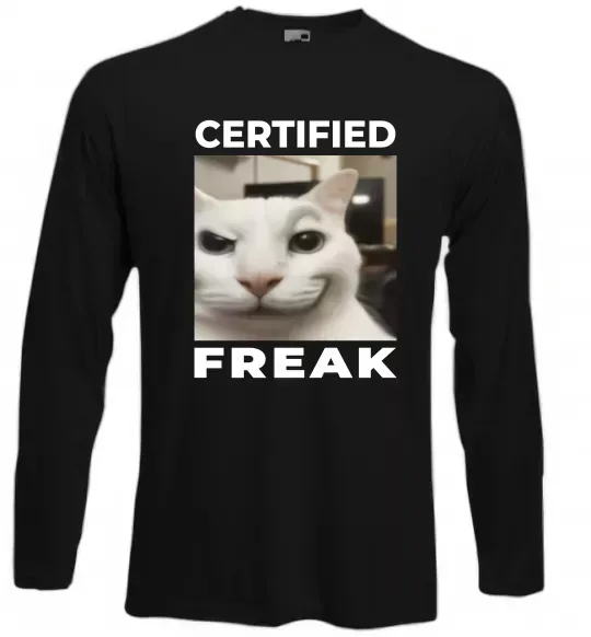 Лонгслив Certified freak Черный фото