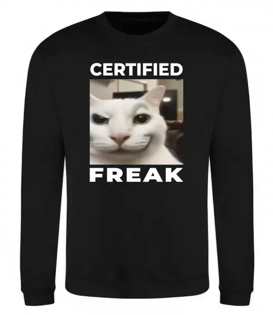 Свитшот Certified freak Черный фото