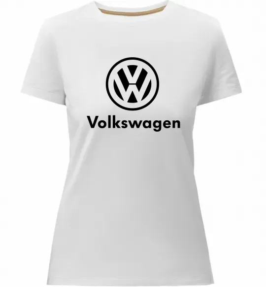 Жіноча преміум футболка Volkswagen Білий фото