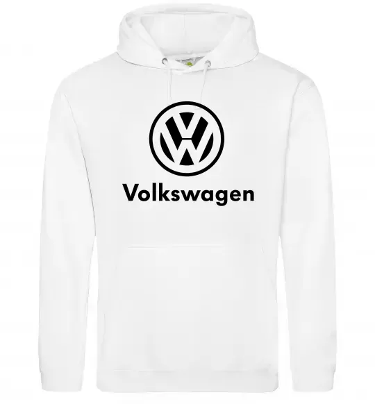 Мужская толстовка (худи) Volkswagen Белый фото