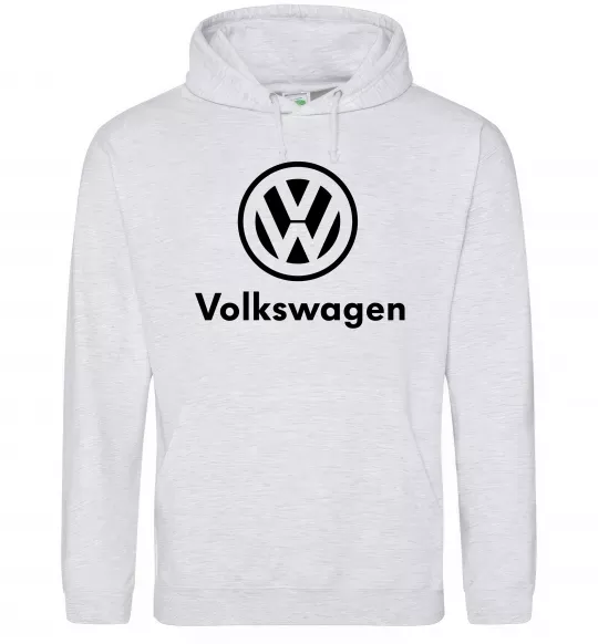 Мужская толстовка (худи) Volkswagen Серый меланж фото