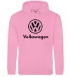 Женская толстовка (худи) Volkswagen Розовый фото