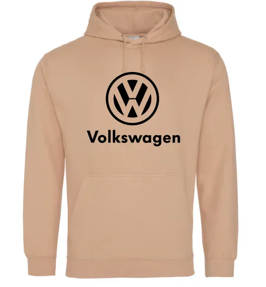 Женская толстовка (худи) Volkswagen Песочный фото