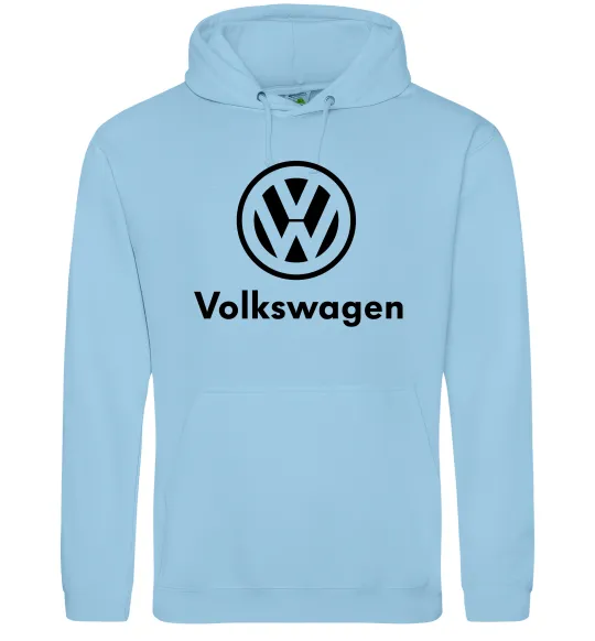 Женская толстовка (худи) Volkswagen Голубой фото