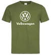 Мужская футболка Volkswagen Оливковый фото