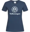 Жіноча футболка Volkswagen Темно-синій фото
