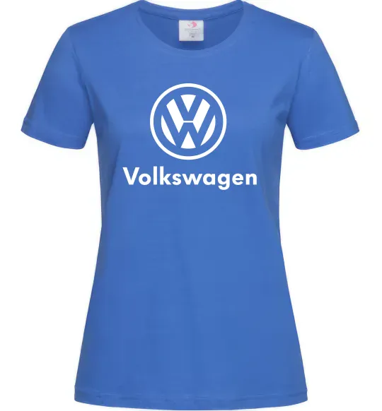 Жіноча футболка Volkswagen Яскраво-синій фото