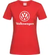 Жіноча футболка Volkswagen Червоний фото