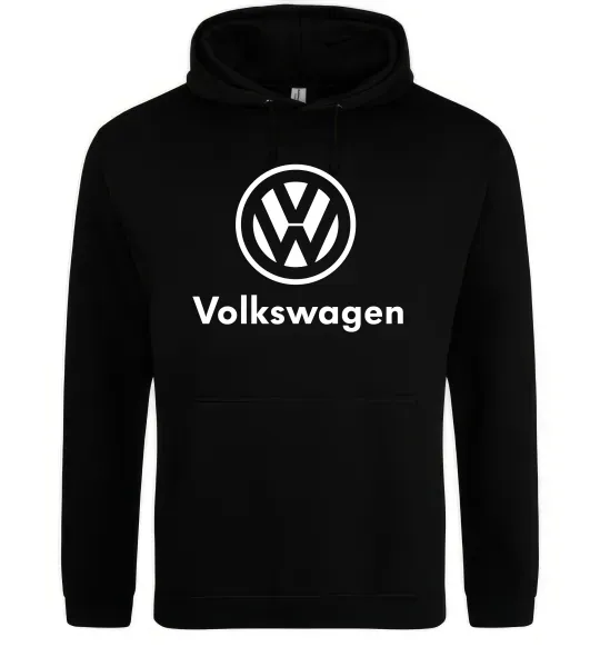 Женская толстовка (худи) Volkswagen Черный фото