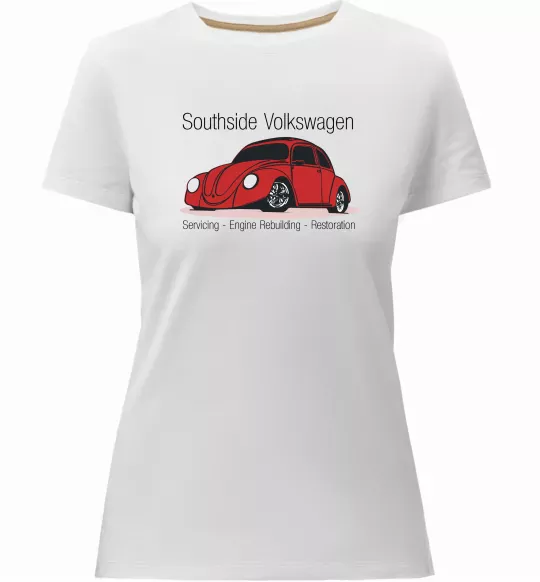 Женская премиум футболка Southside Volkswagen Белый фото