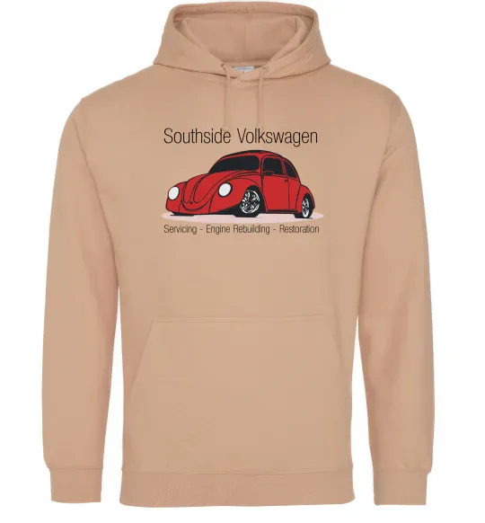 Чоловіча толстовка (худі) Southside Volkswagen Пісочний фото