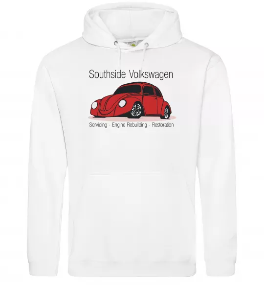 Женская толстовка (худи) Southside Volkswagen Белый фото